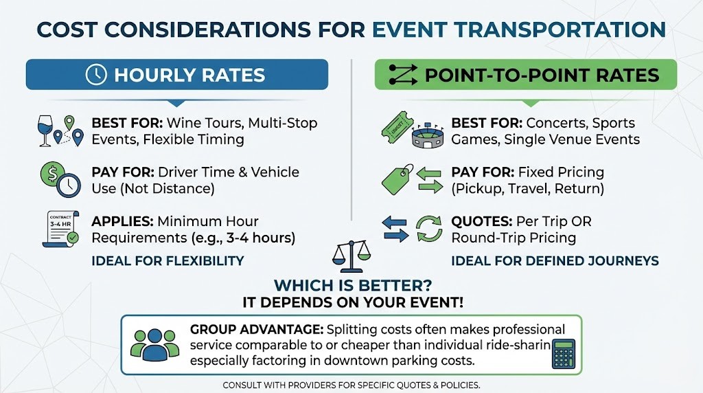 Cost Considerations for Event Transportation