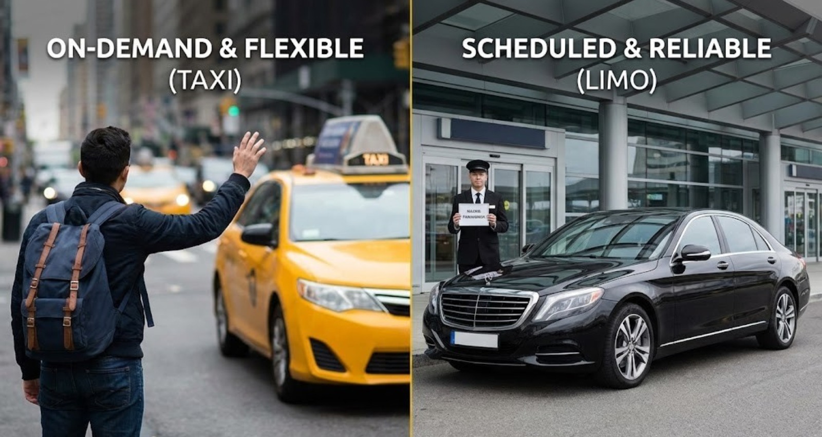 The difference between a Niagara airport limo and a taxi