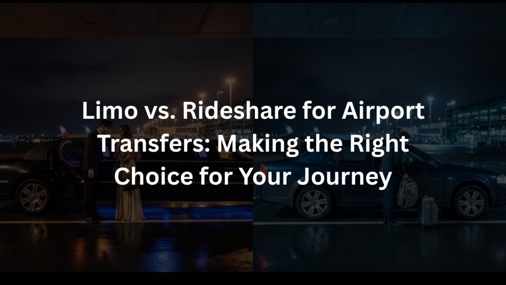 Limo vs. Rideshare for Airport Transfers Making the Right Choice for Your Journey