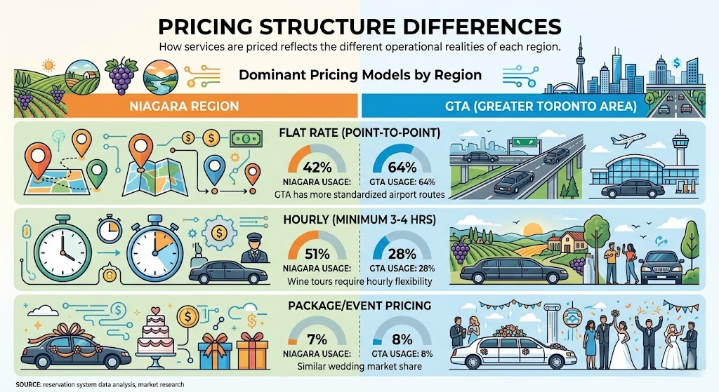 Pricing Structure Differences