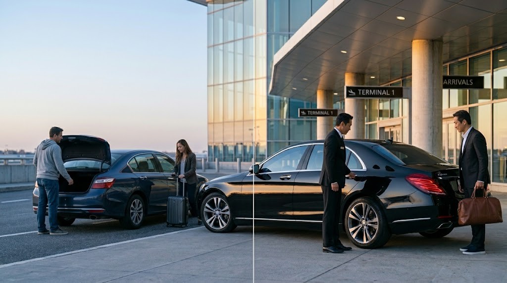 How Does a Professional Airport Taxi Compare to Standard Rideshares