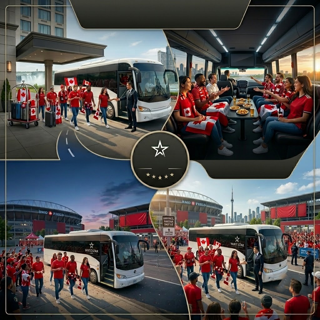 What a Limo Boys World Cup Match Day Transfer Looks Like